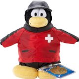 Jakks Disney Club Penguin 6.5 Inch Series 2 Plush Figure Rescue Squad [Includes Coin with Code!]